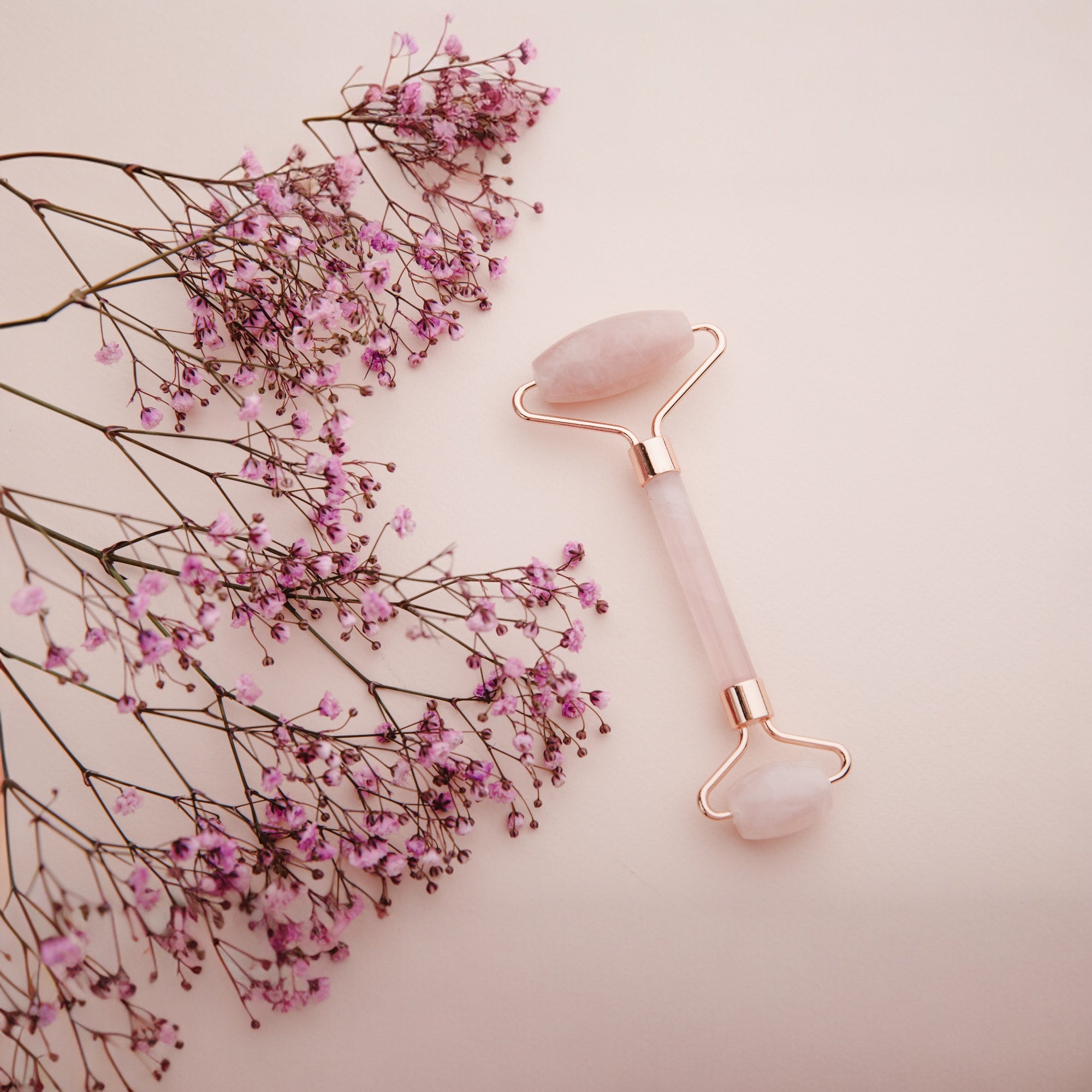 Rose Quartz Face Roller | Deluxe Facial Massage Tool Rose Quartz Face Roller | Deluxe Facial Massage Tool